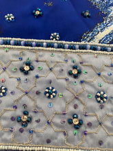 Load image into Gallery viewer, Deep blue sarong - little flowers
