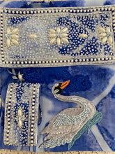 Load image into Gallery viewer, Blue sarong - swans
