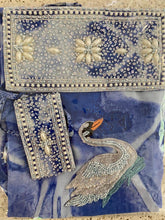 Load image into Gallery viewer, Blue sarong - swans
