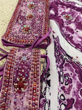 Load image into Gallery viewer, Purple sarong - rainbow sequins
