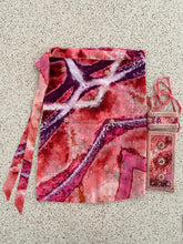 Load image into Gallery viewer, Pastel shades - (coral, pink + purple) sarong - flowers
