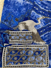 Load image into Gallery viewer, Royal blue sarong - flying crane
