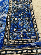 Load image into Gallery viewer, Blue sarong - flowers
