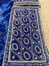 Load image into Gallery viewer, Rich deep blue sarong - small flowers
