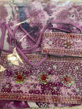 Load image into Gallery viewer, Purple sarong - rainbow sequins
