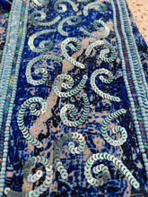 Load image into Gallery viewer, Deep royal blue sarong - swirls
