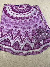 Load image into Gallery viewer, Purple sarong - purple beads
