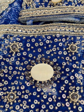 Load image into Gallery viewer, Royal blue sarong - fish
