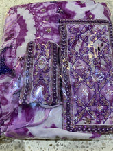 Load image into Gallery viewer, Purple sarong - purple beads
