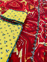 Load image into Gallery viewer, Deep red + yellow sarong
