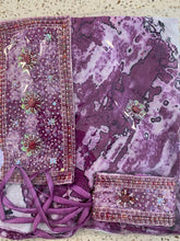 Load image into Gallery viewer, Purple sarong - rainbow sequins
