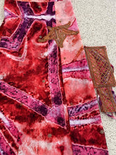 Load image into Gallery viewer, Coral, pink + purple sarong - starfish
