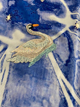 Load image into Gallery viewer, Blue sarong - swans
