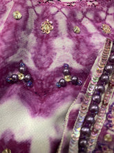 Load image into Gallery viewer, Purple sarong - purple beads
