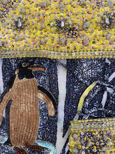 Load image into Gallery viewer, 2 in 1: black + yellow sarongs - penguin
